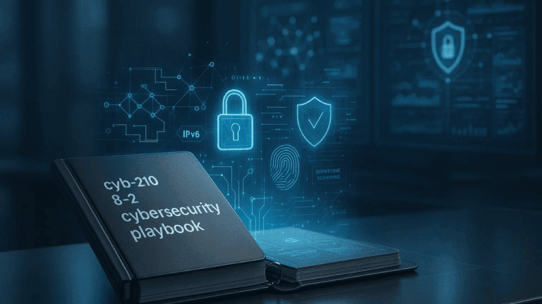 cyb-210 8-2 cybersecurity playbook: building a practical roadmap for future security professionals