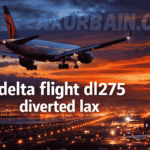 delta flight dl275 diverted lax