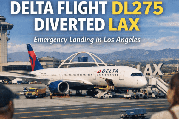 delta flight dl275 diverted lax