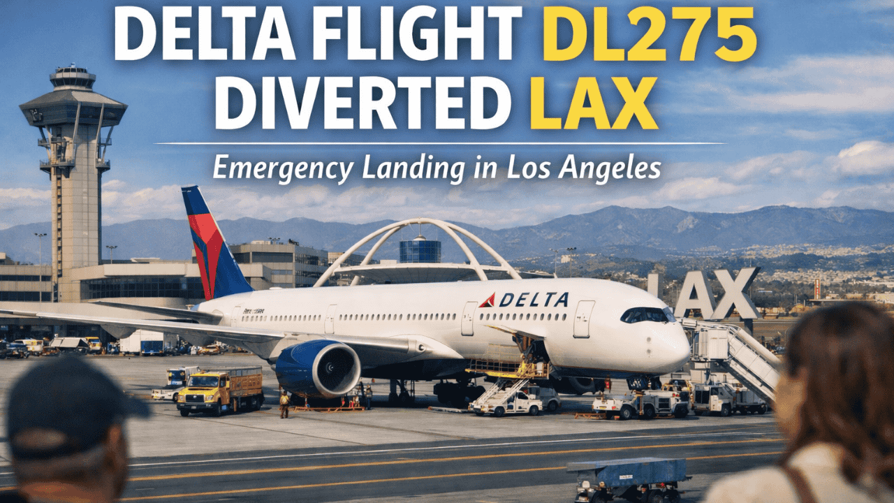 delta flight dl275 diverted lax