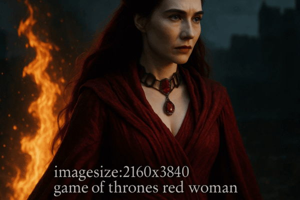 imagesize:2160x3840 game of thrones red woman