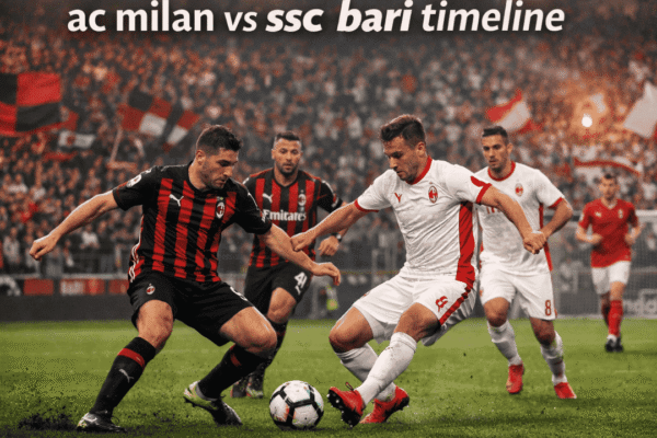 ac milan vs ssc bari timeline