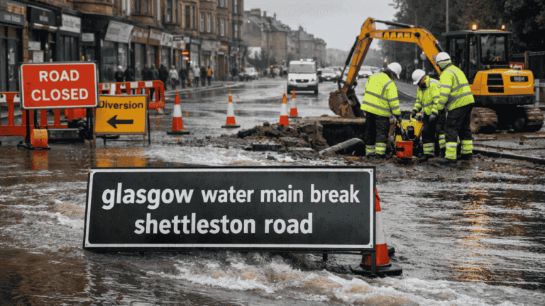 glasgow water main break shettleston road: causes, impact, response, and lessons for urban infrastructure