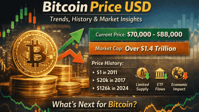 bitcoin price usd: live trends, history, and the real factors driving Bitcoin’s value in dollars