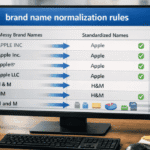 brand name normalization rules