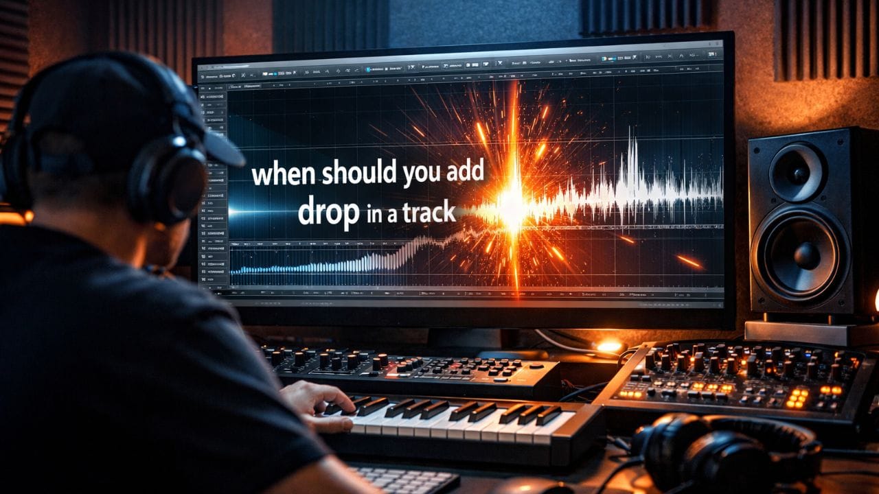 when should you add a drop in a track