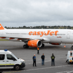 easyJet flight U2238 emergency landing Newcastle