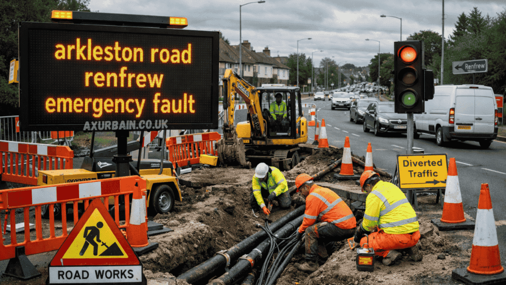 arkleston road renfrew emergency fault