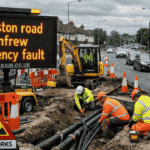 arkleston road renfrew emergency fault