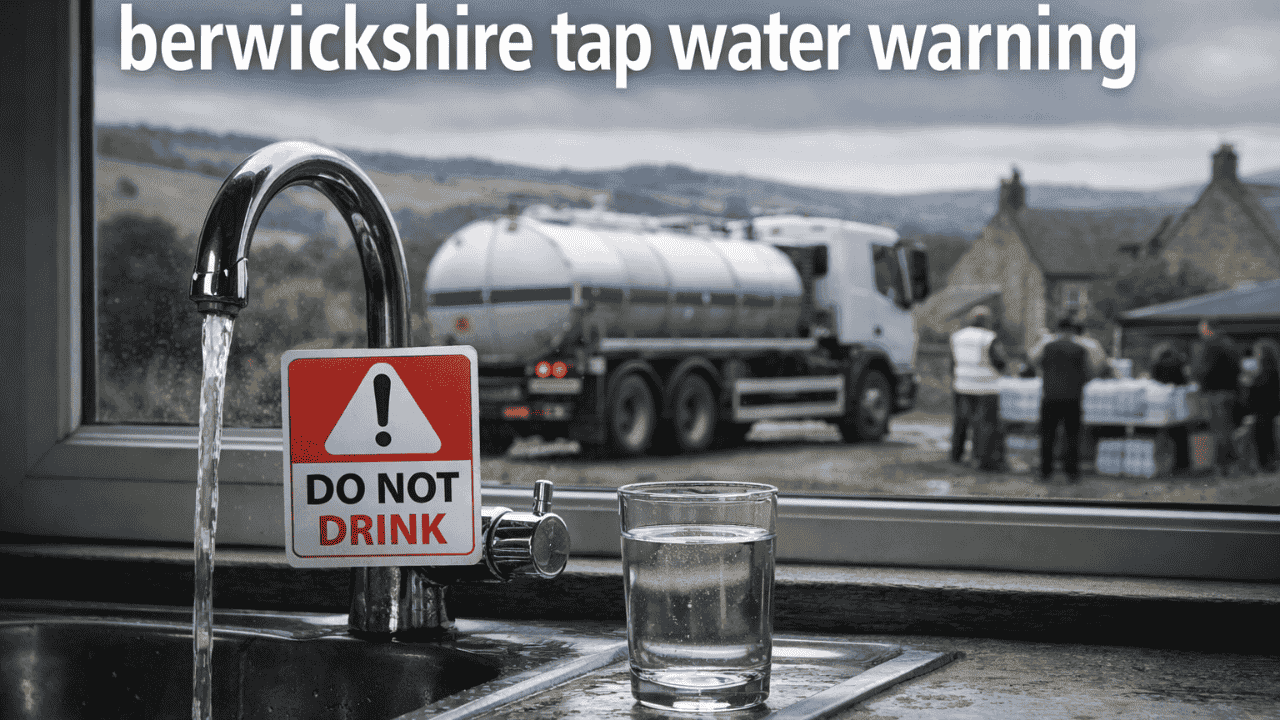 berwickshire tap water warning