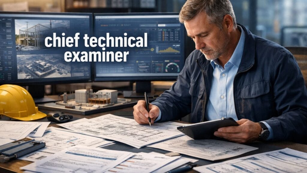 chief technical examiner
