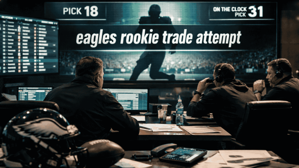 eagles rookie trade attempt