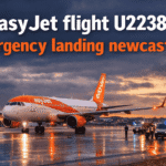 easyjet flight u2238 emergency landing newcastle