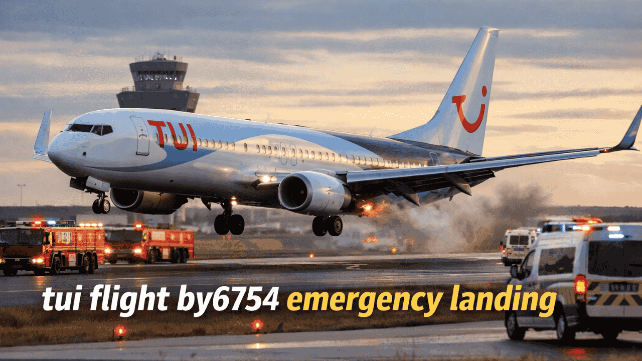 tui flight by6754 emergency landing